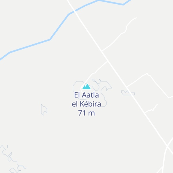 Map of El Aatla el Kébira
