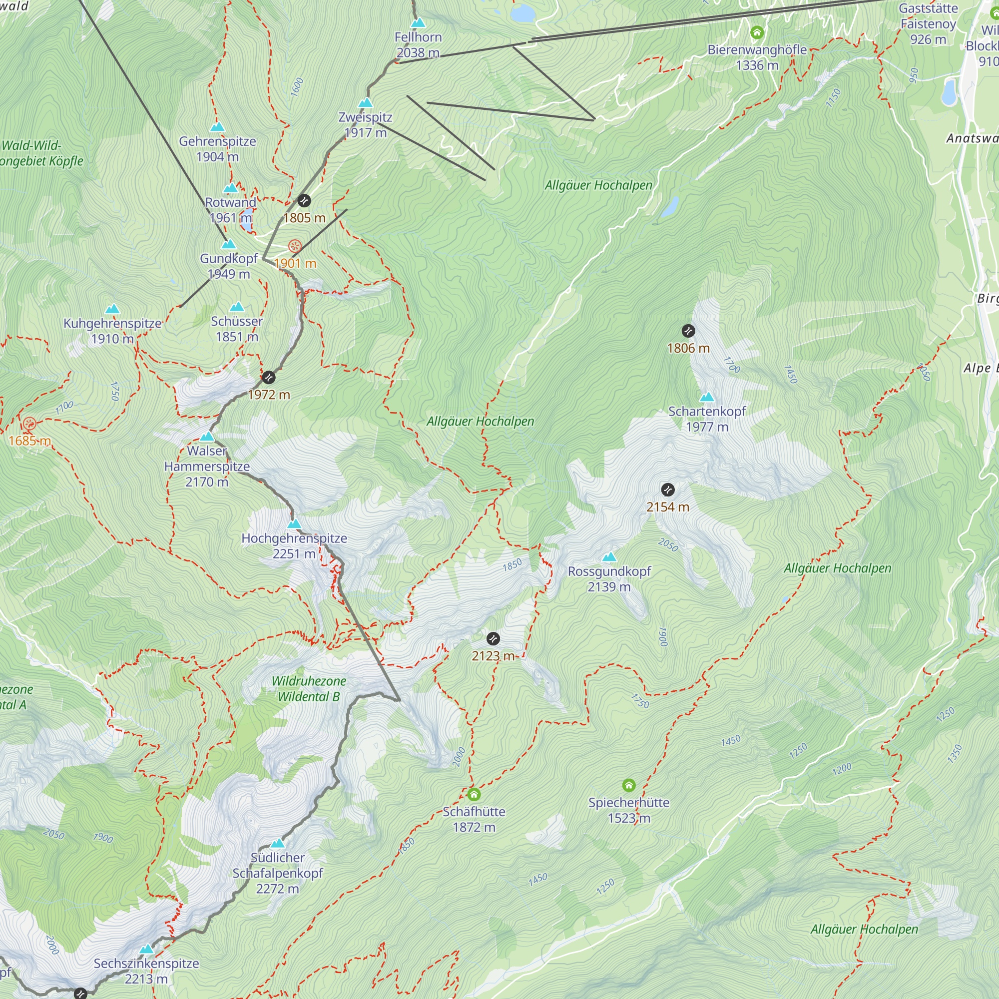 Kühgundhütte map