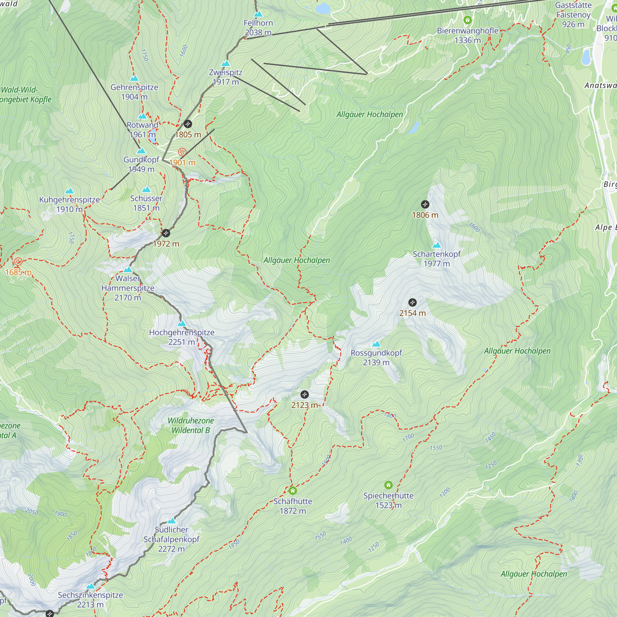 Kühgundhütte map