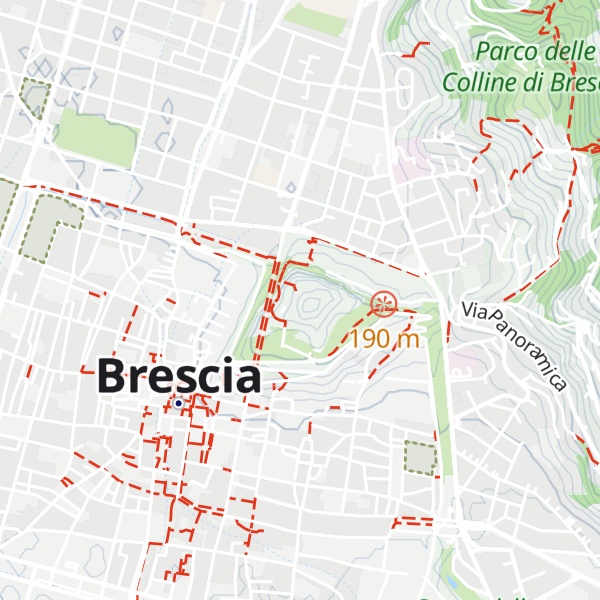 Map of Castello di Brescia