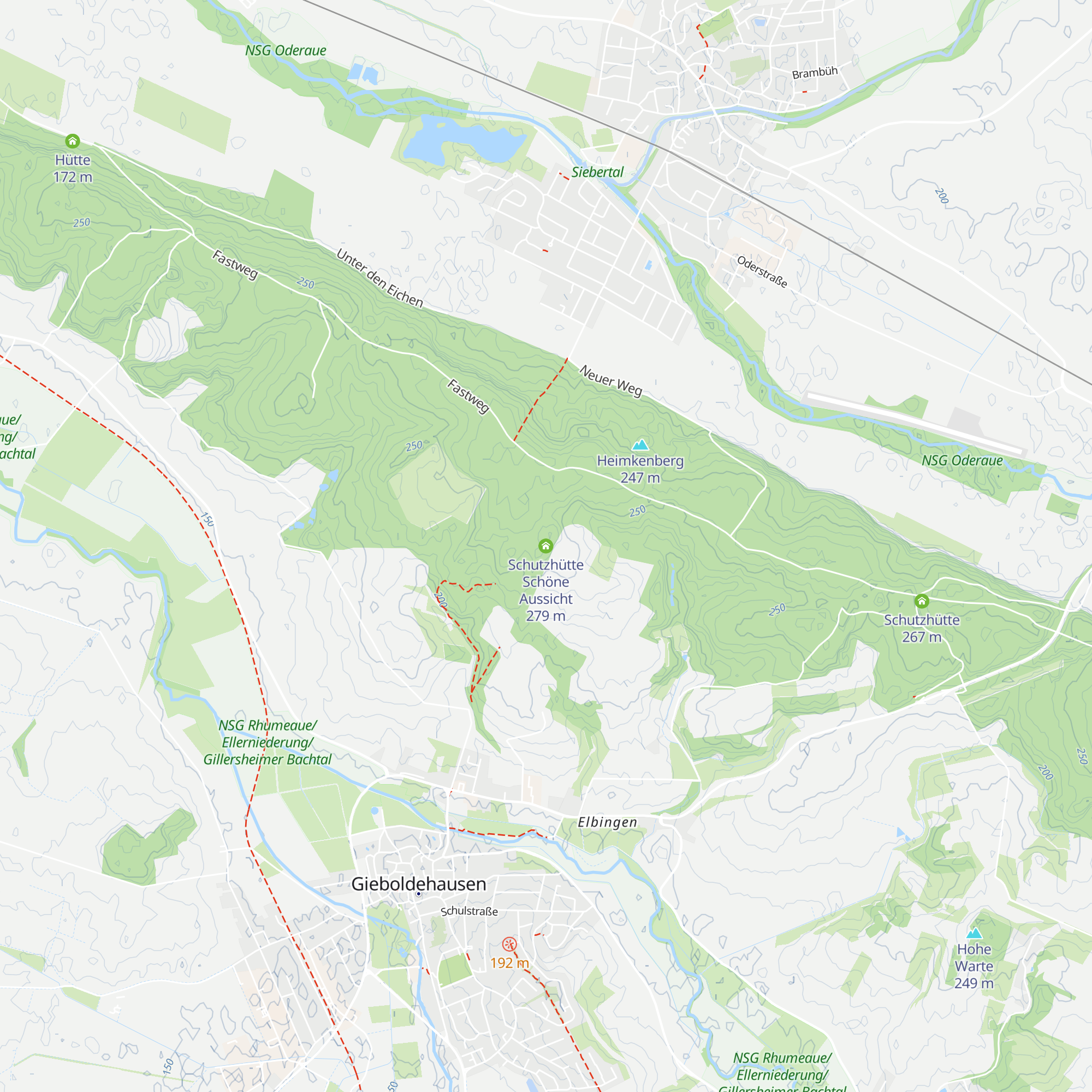 Schutzhütte Schöne Aussicht map