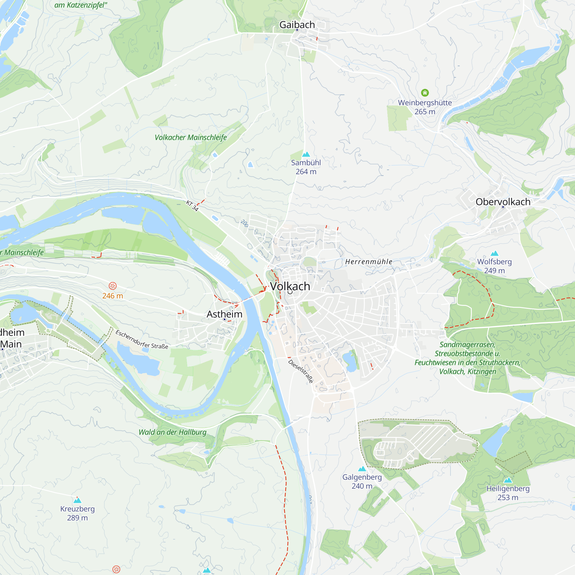 Touristinformation Volkacher Mainschleife map