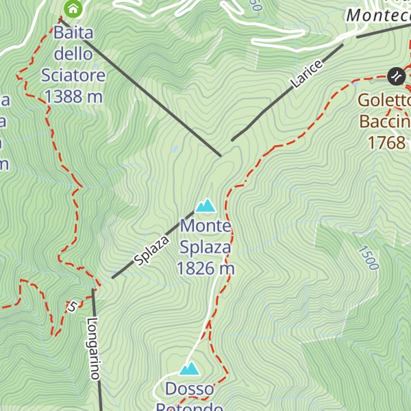 Map of Monte Splaza