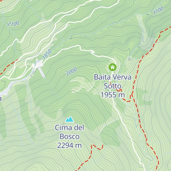 Map of Baita Verva Sopra