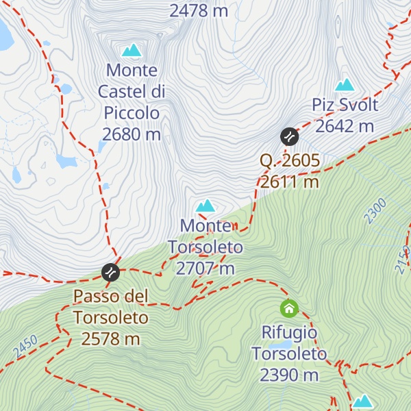 Map of Monte Torsoleto