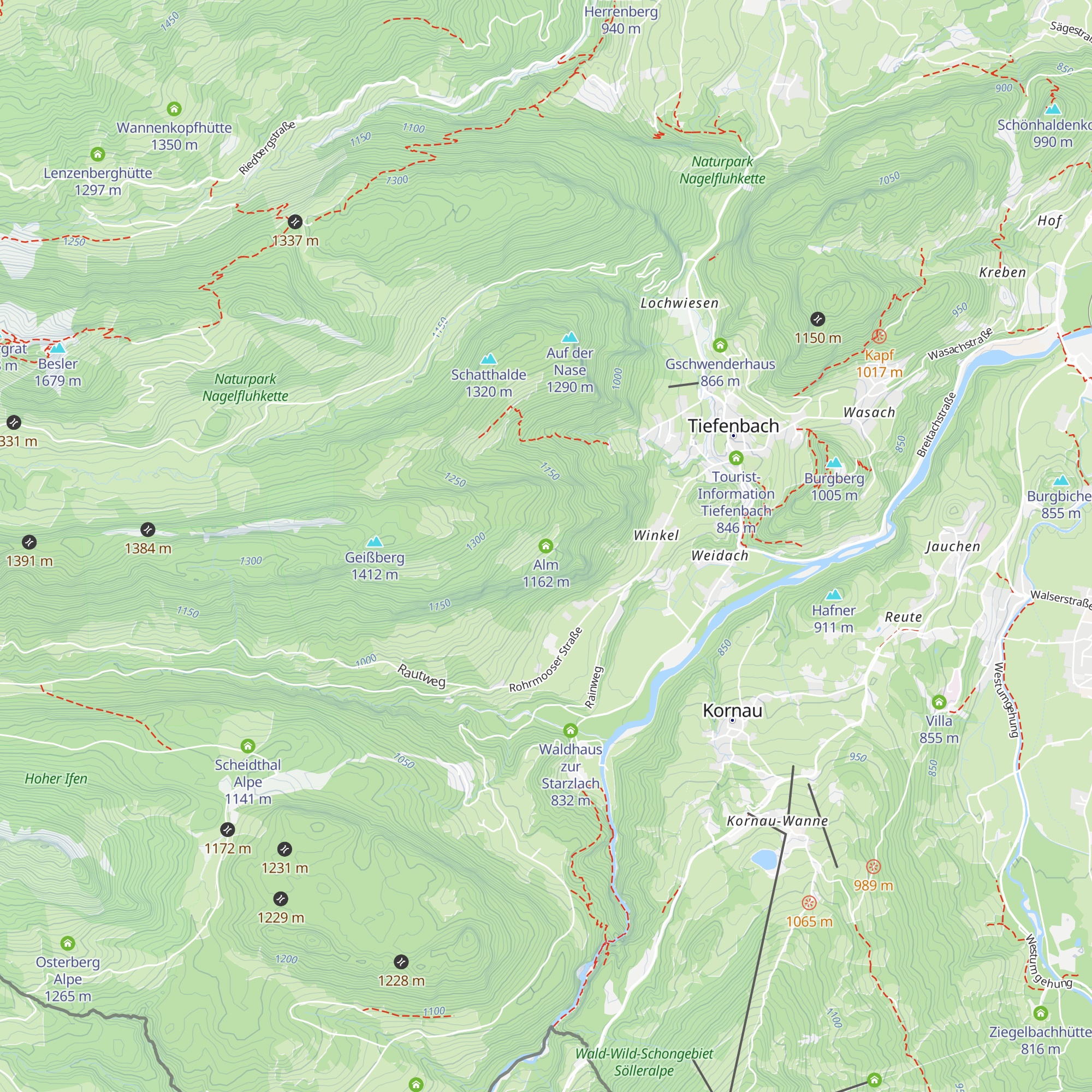 Alm map