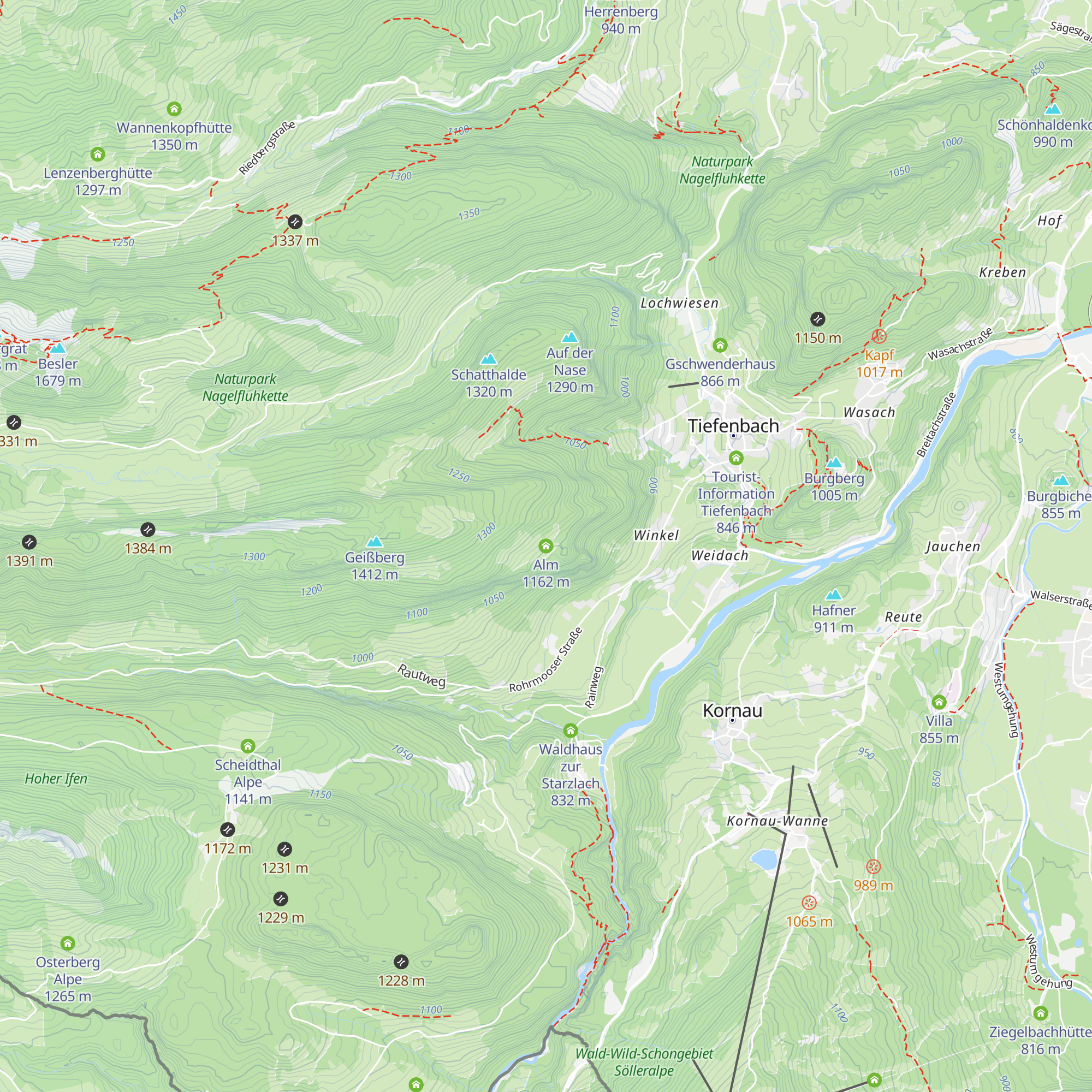 Alm map