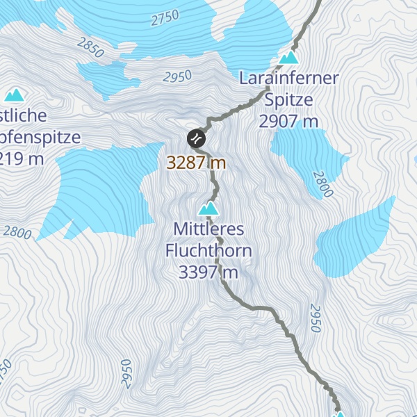 Map of Mittleres Fluchthorn
