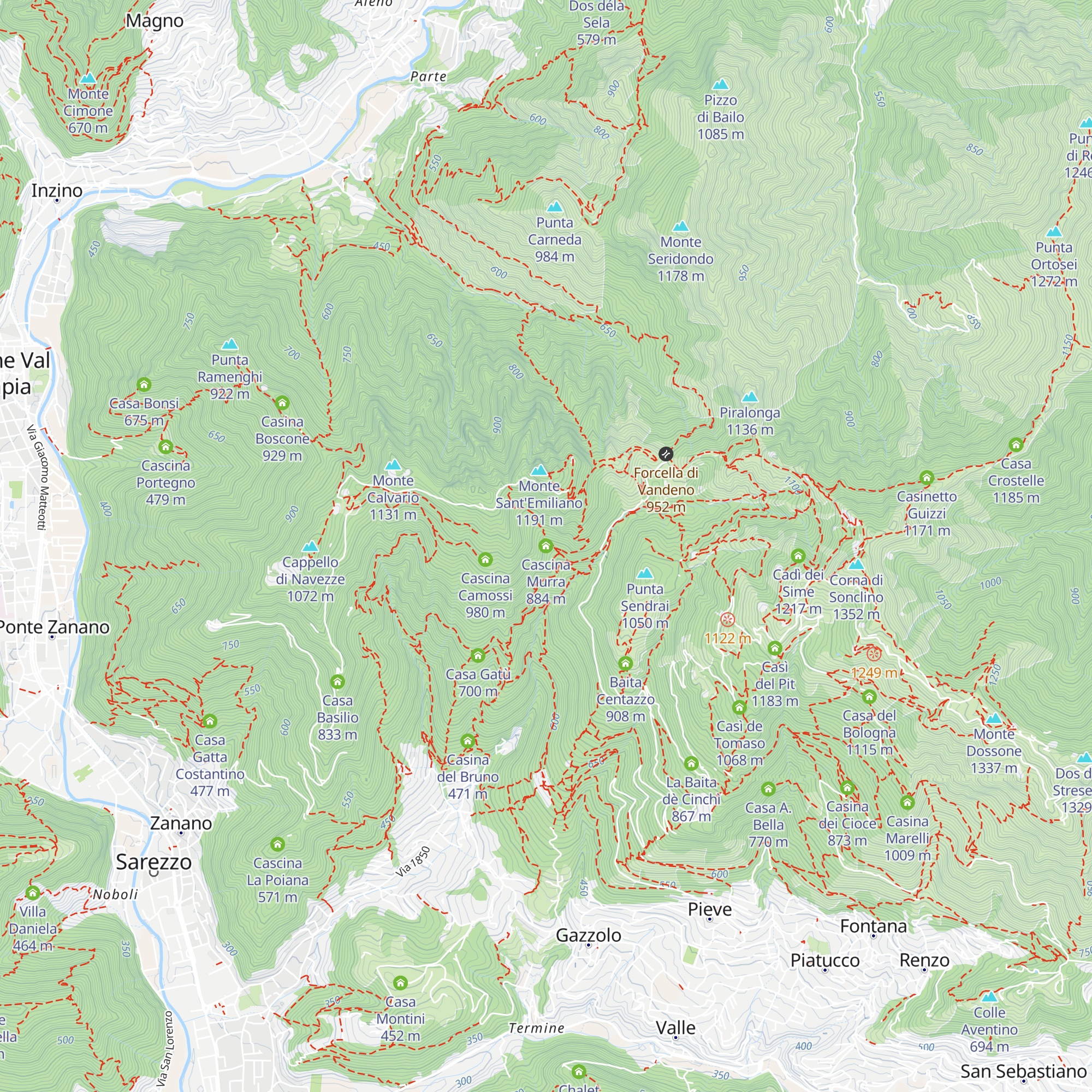 Cascina Murra map