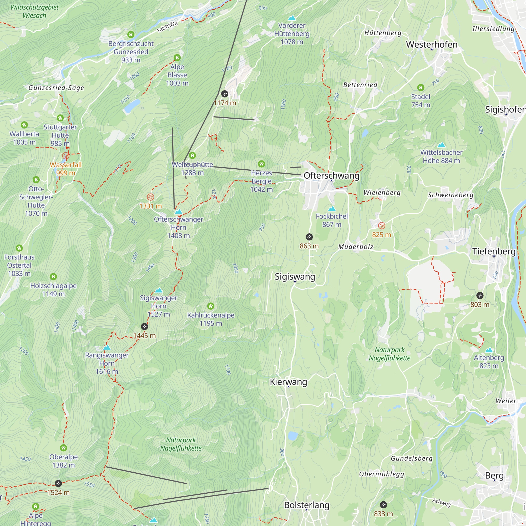 Gritthof map