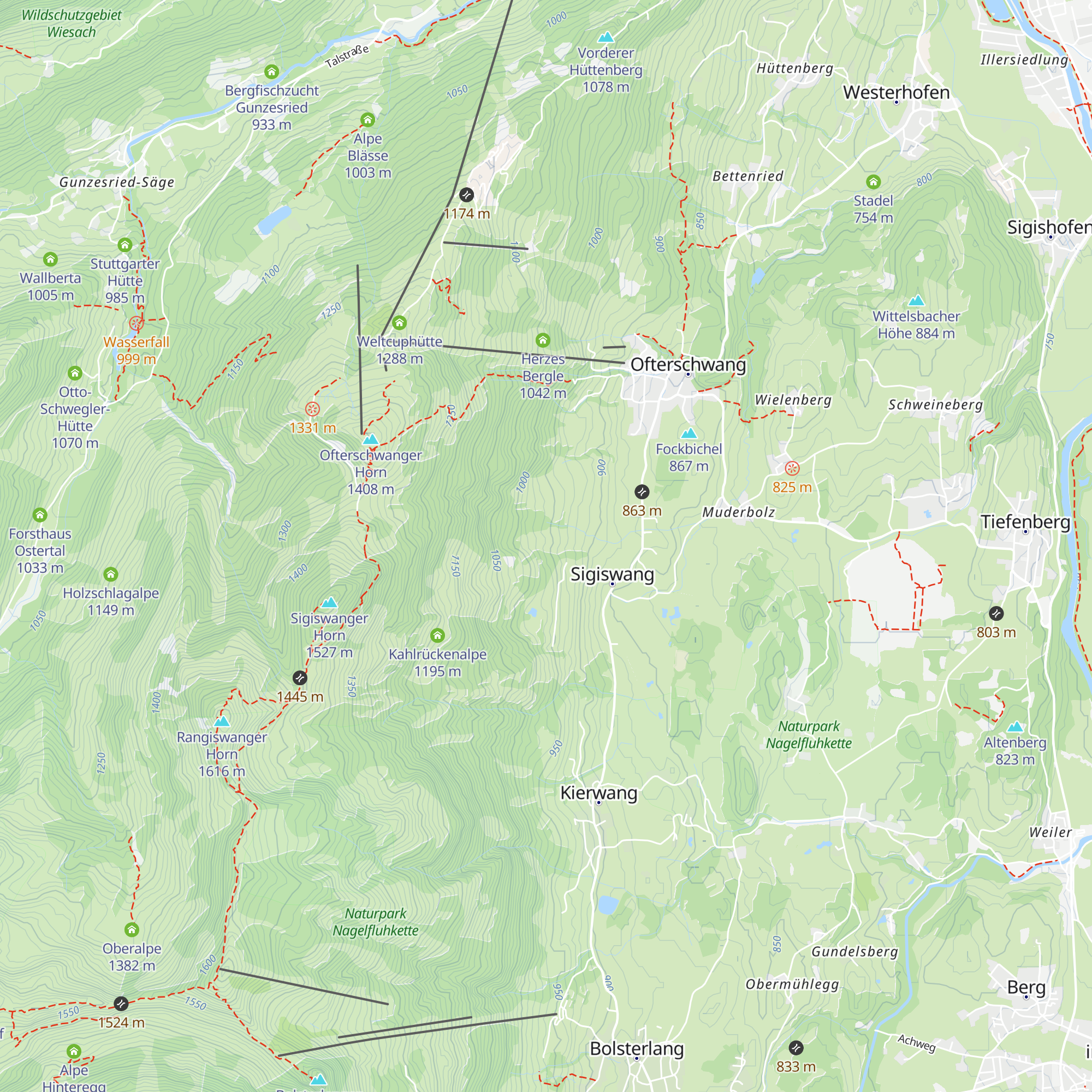 Gritthof map