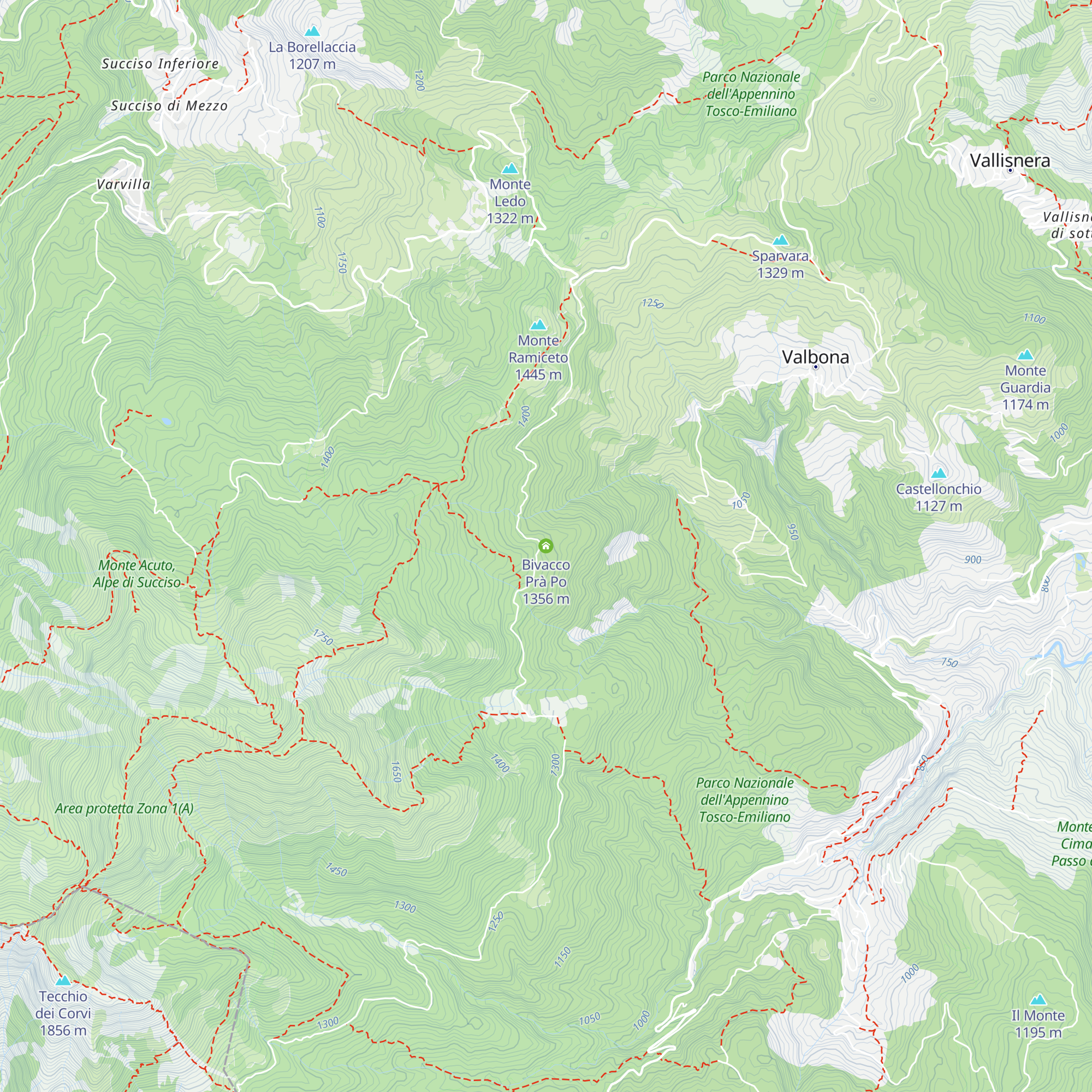 Bivacco Prà Po map