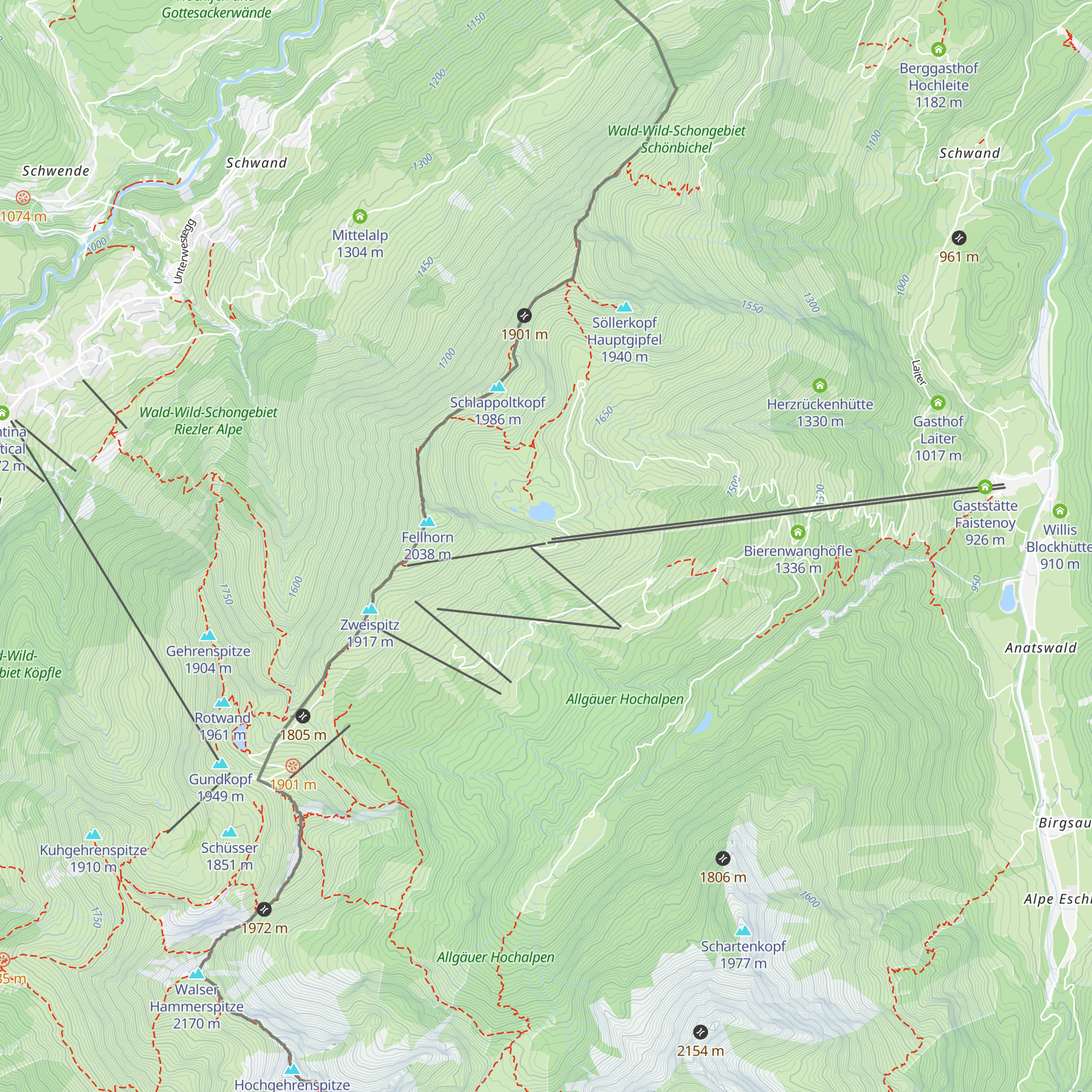 Restaurant Schlappoldsee map