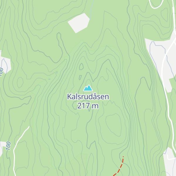Map of Kalsrudåsen