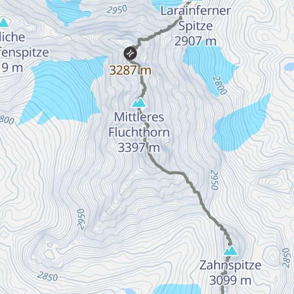 Map of Südliches Fluchthorn