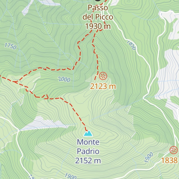Map of Monte della Colma