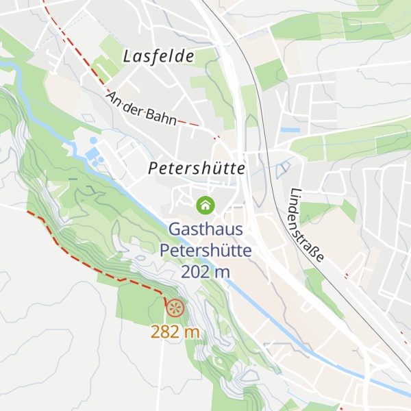 Map of Gasthaus Petershütte