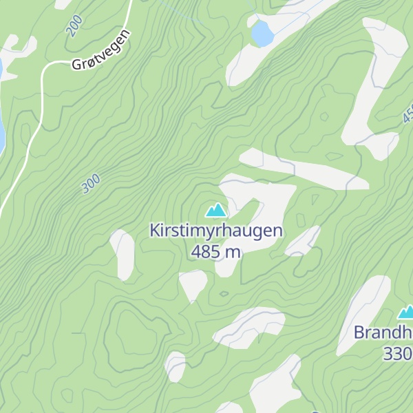 Map of Øveråsen