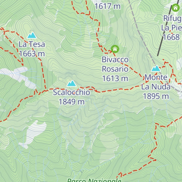 Map of Gendarme della Nuda