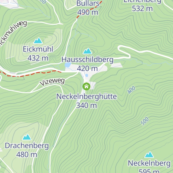 Map of Neckelnberghütte