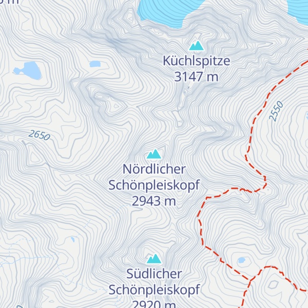 Map of Nördlicher Schönpleiskopf