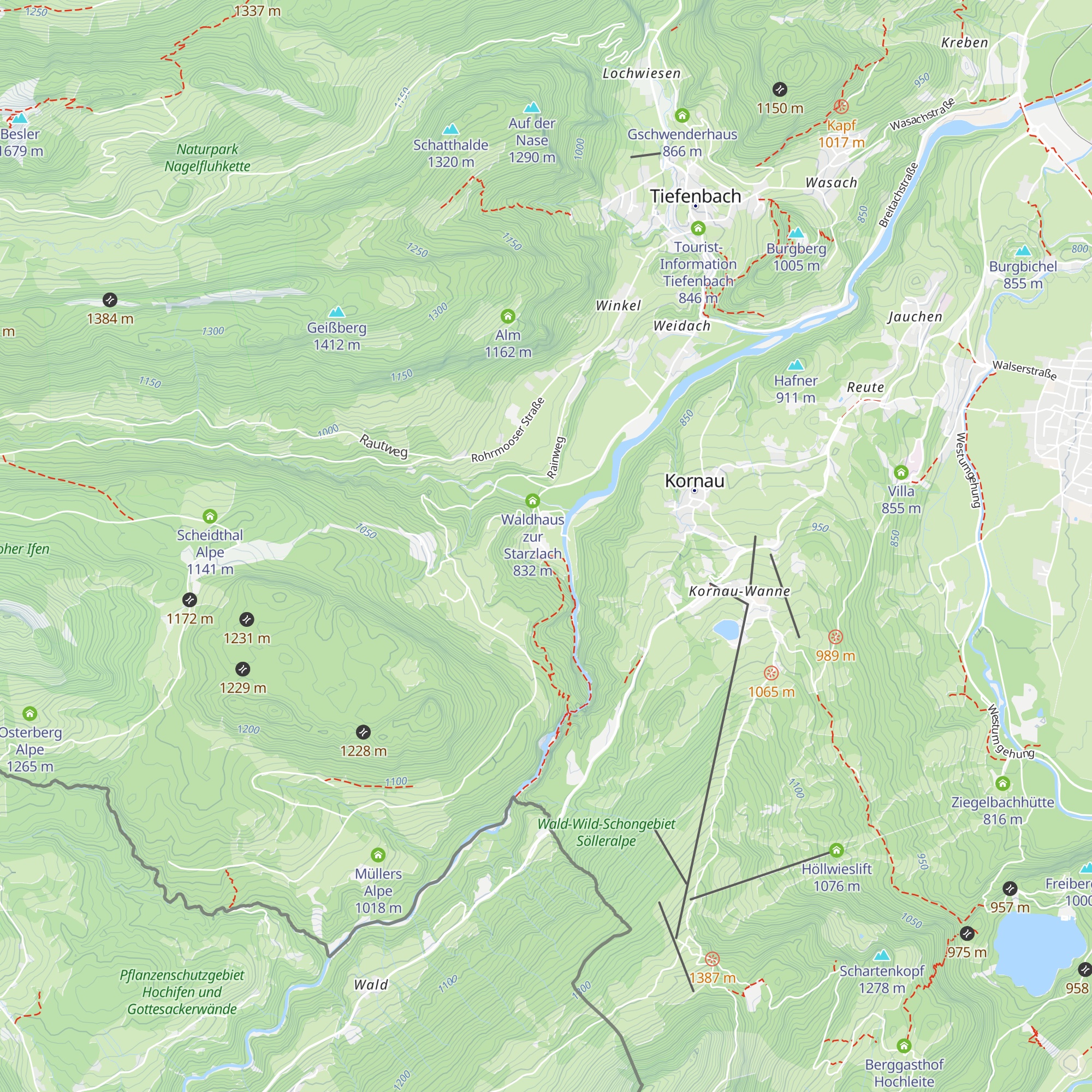 Gasthaus Breitachklamm map