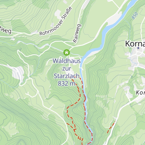 Map of Gasthaus Breitachklamm