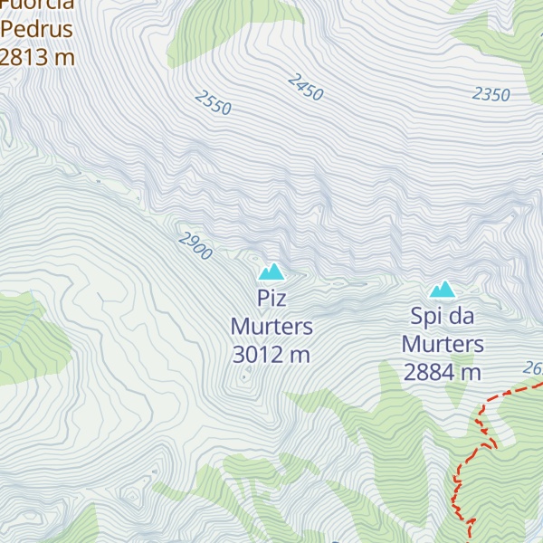 Map of Piz Murters