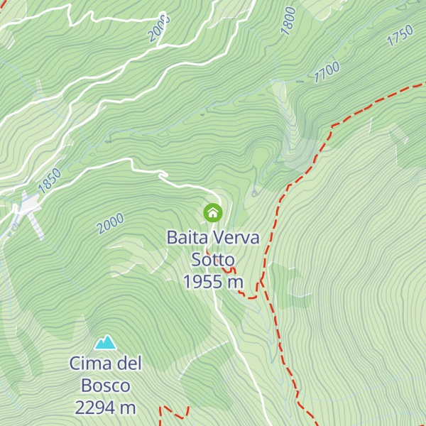 Map of Baita Verva Sotto