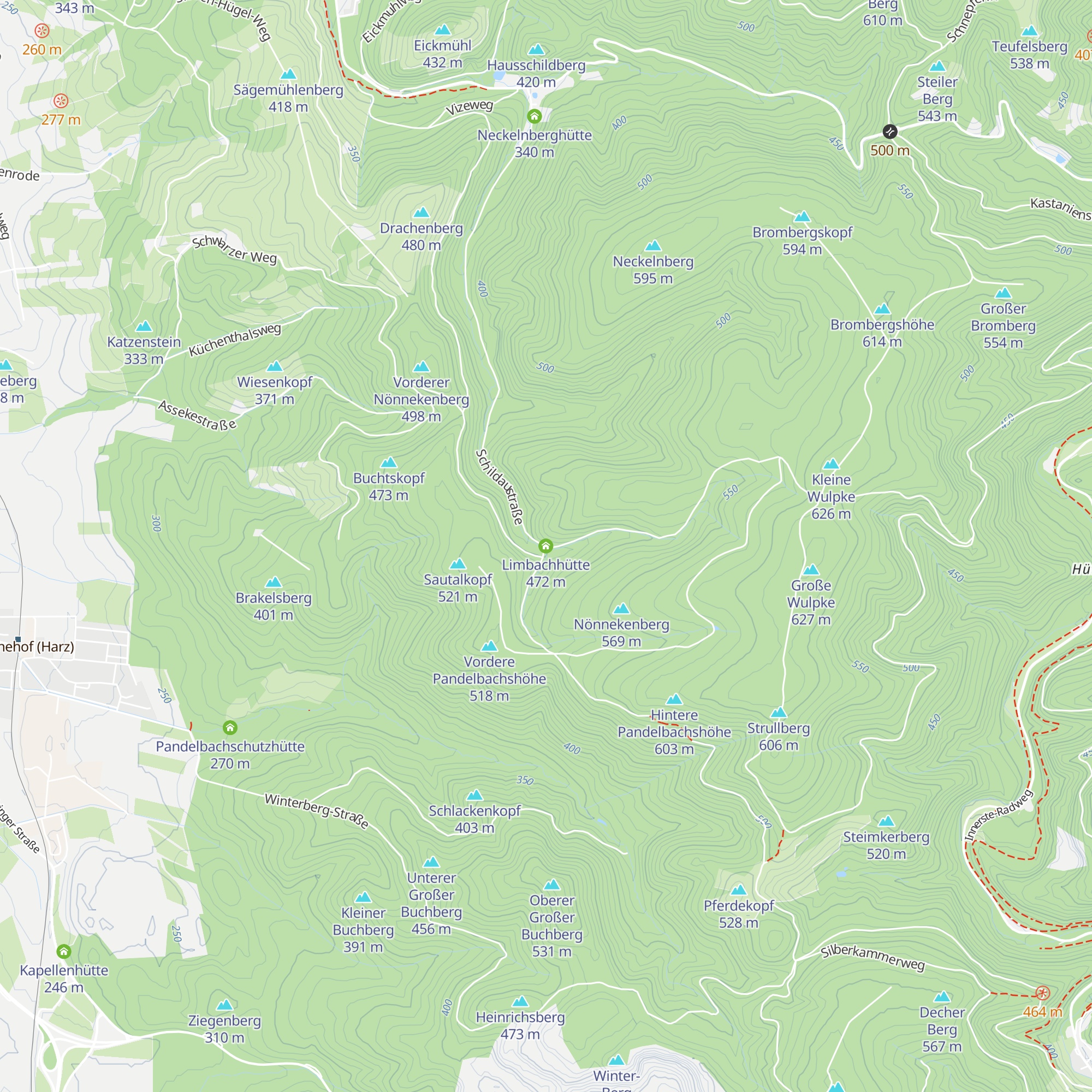 Limbachhütte map