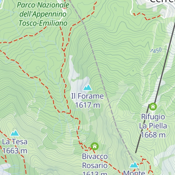 Map of Il Forame
