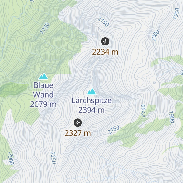 Map of Lärchspitze