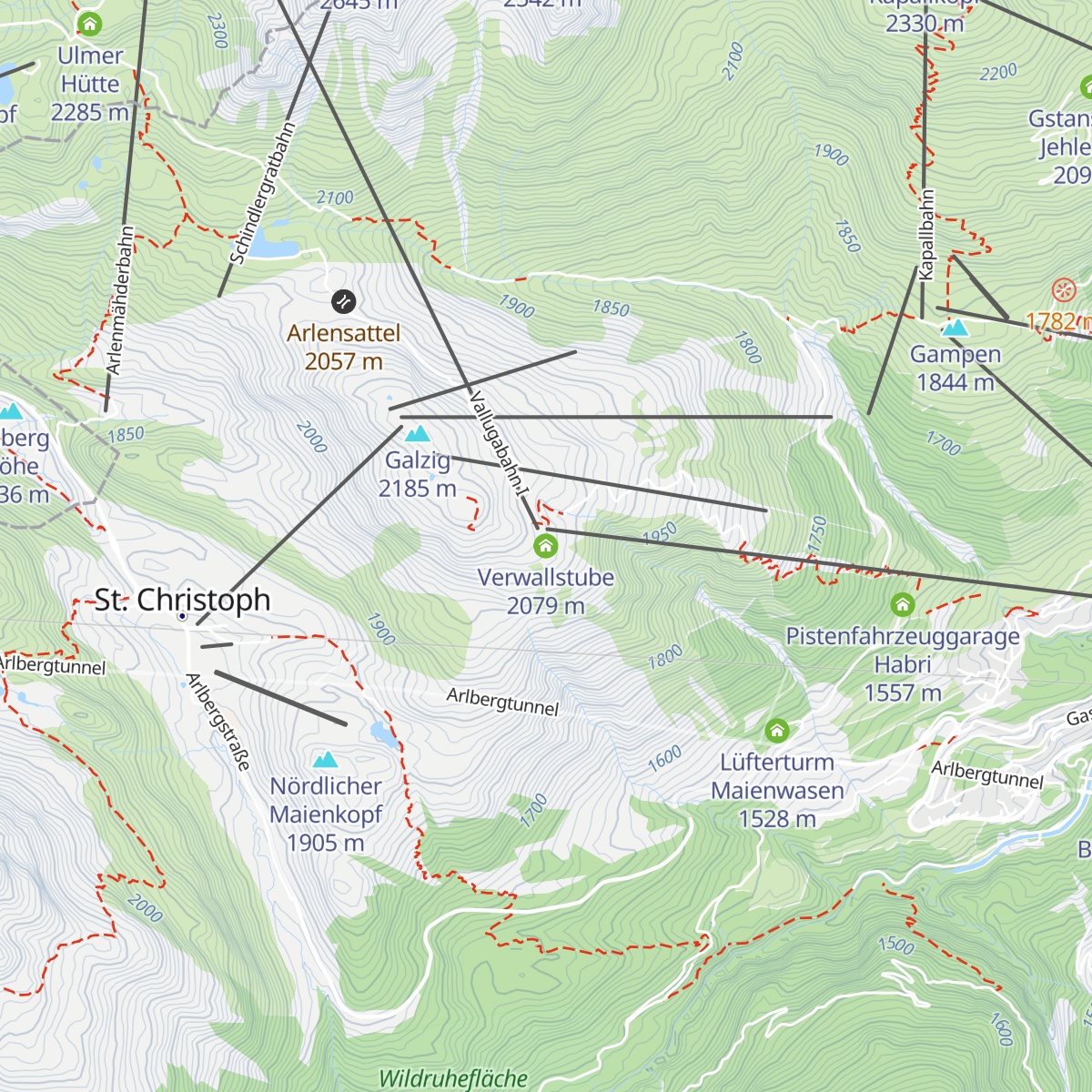 Verwallstube map