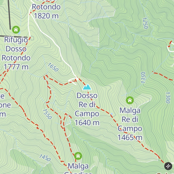 Map of Dosso Re di Campo