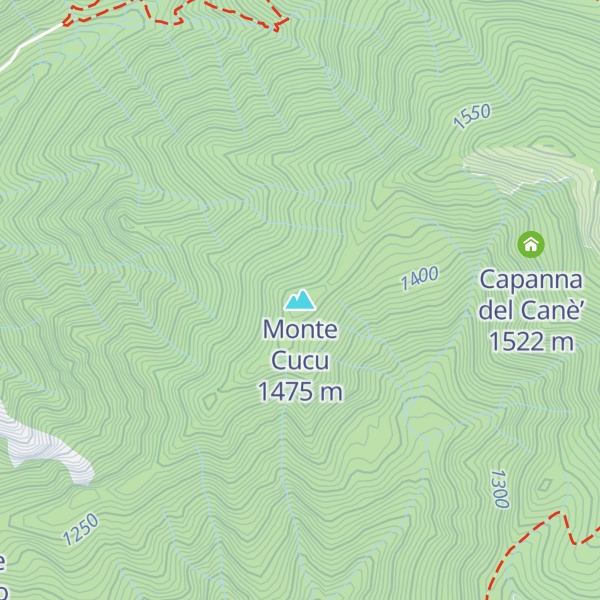 Map of Monte Cucu