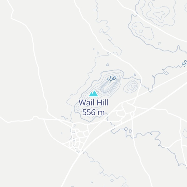 Map of Wail Hill