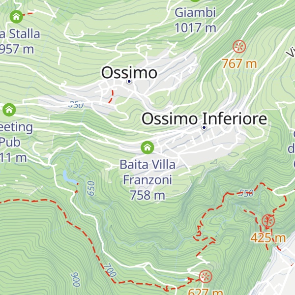 Map of Baita Villa Franzoni