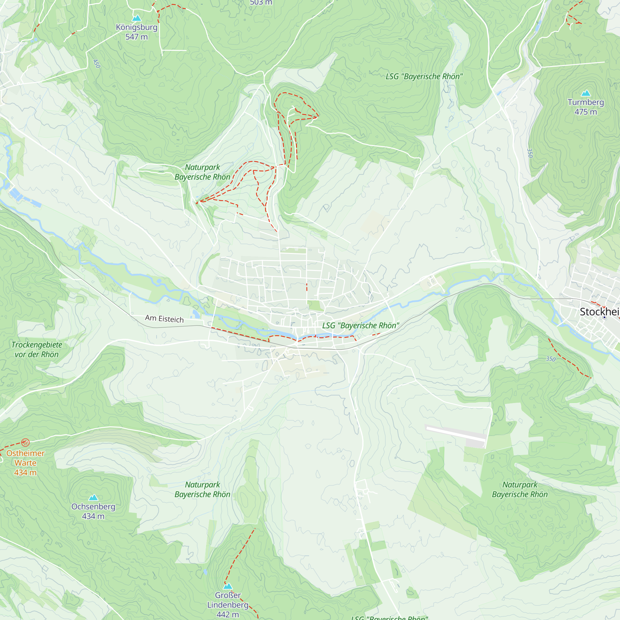 Tourist-Info Ostheim map