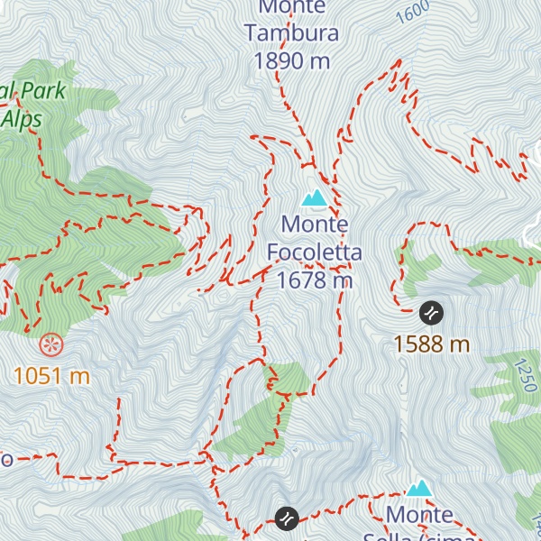 Map of Rifugio Nello Conti
