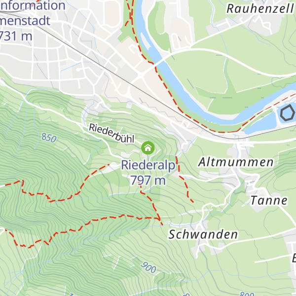 Map of Riederalp