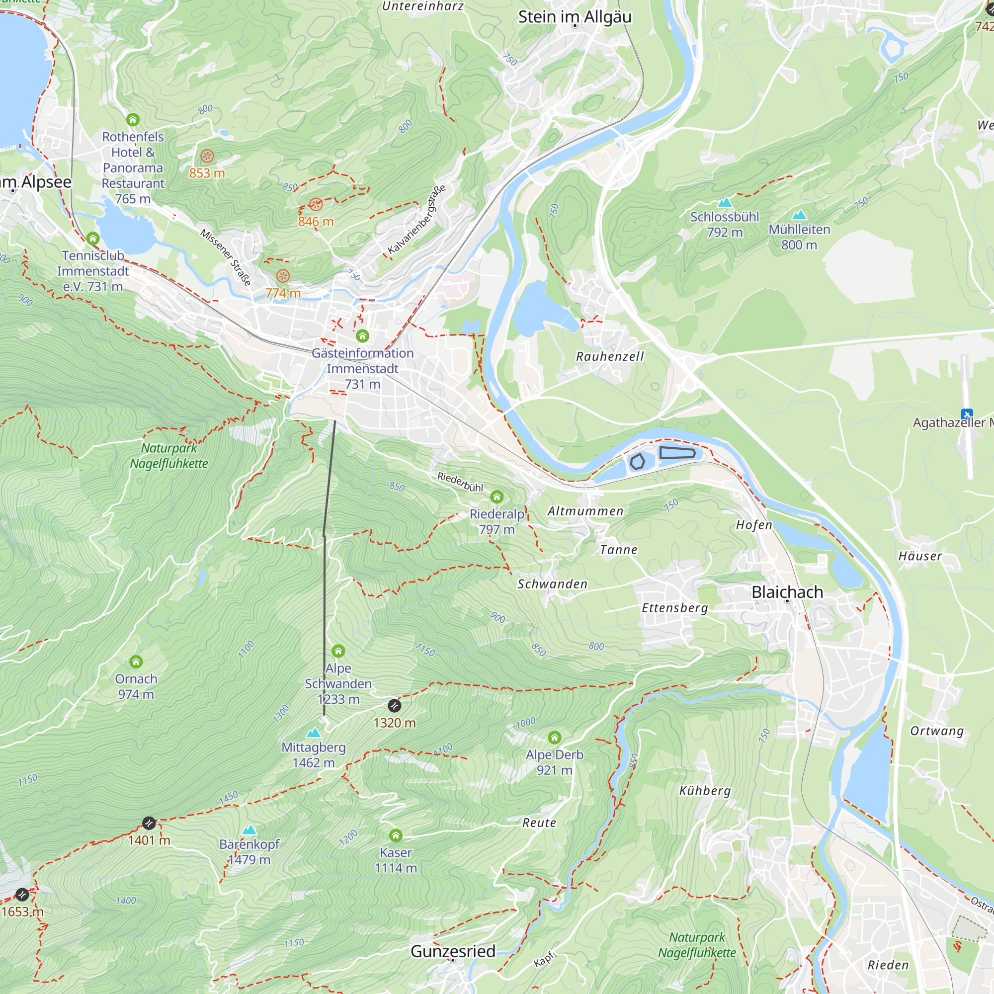 Riederalp map