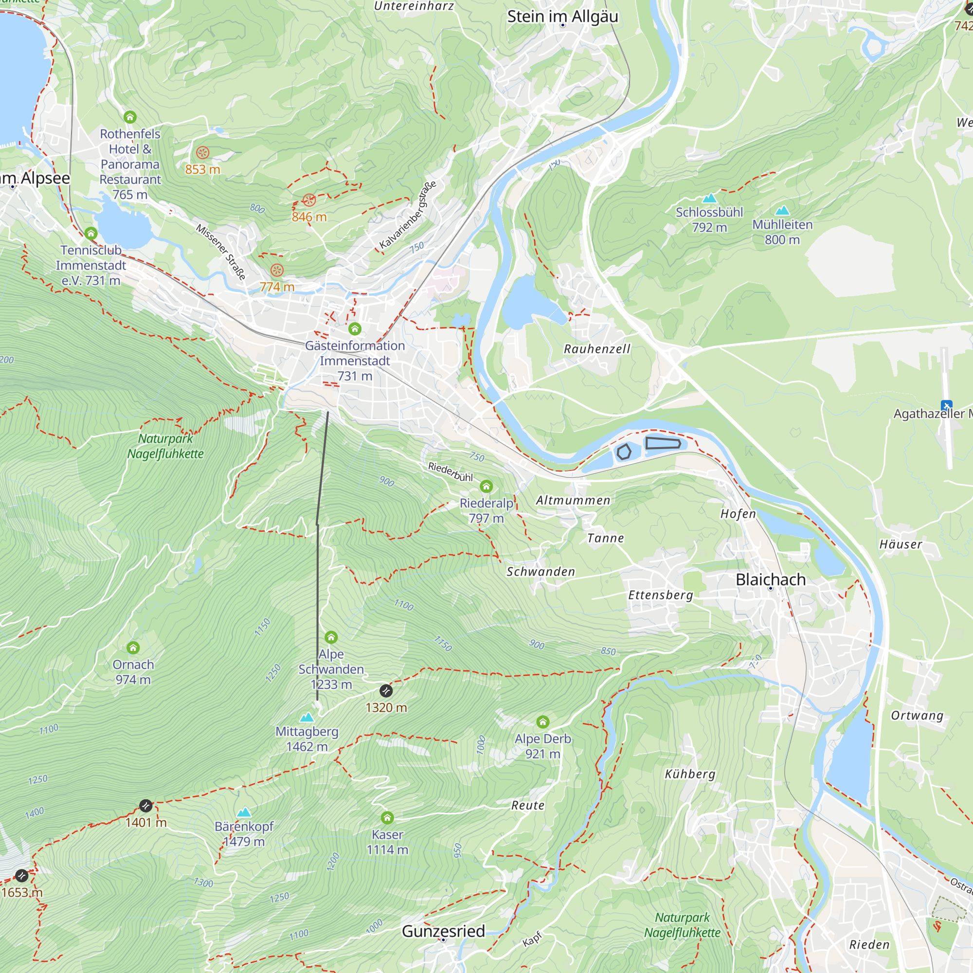 Riederalp map