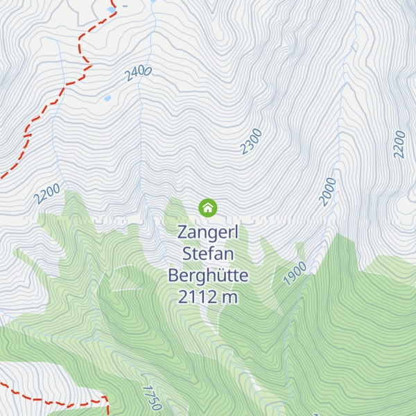 Map of Zangerl Stefan Berghütte