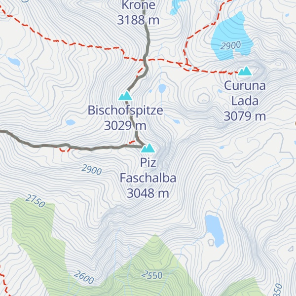 Map of Piz Faschalba