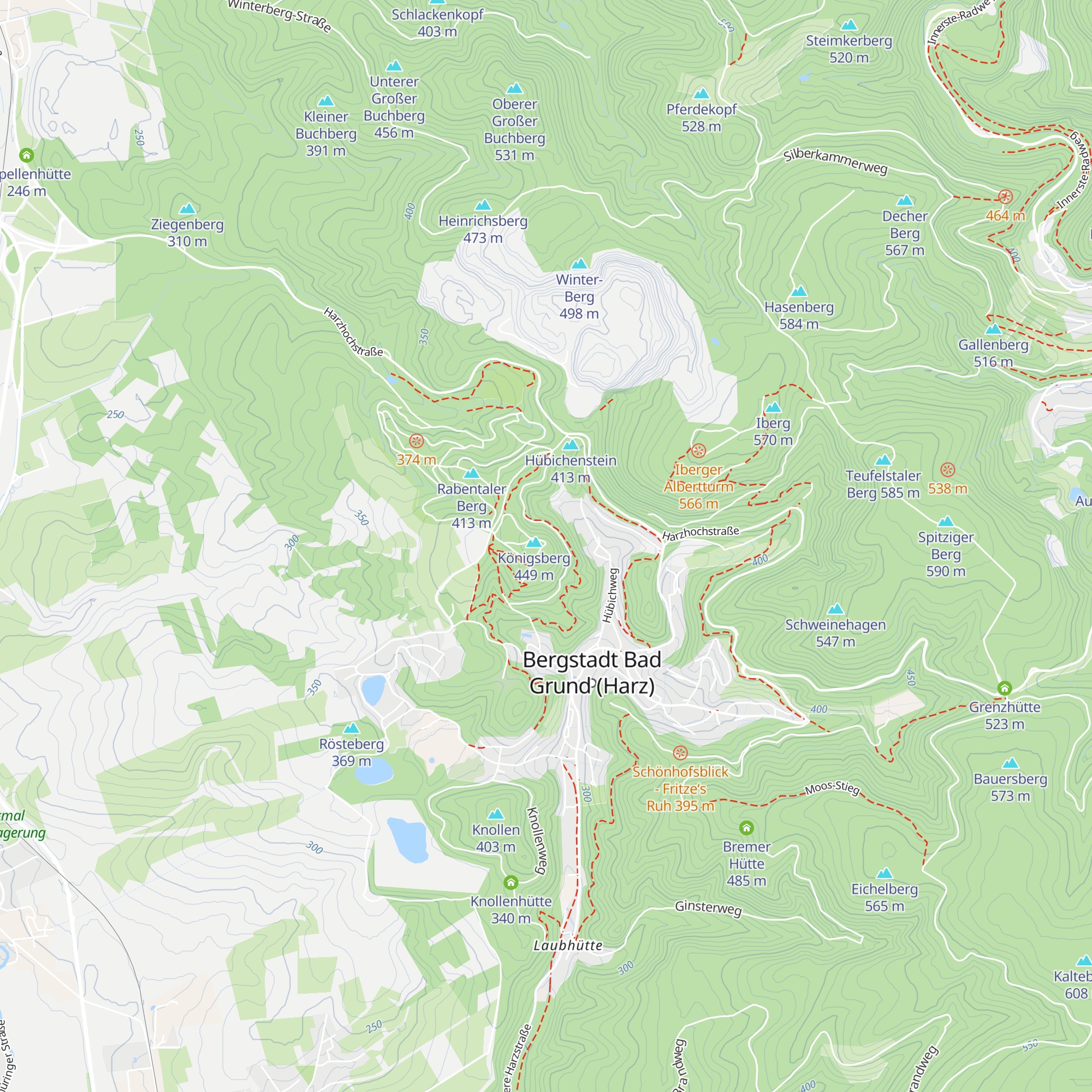 Blockhaushütte map
