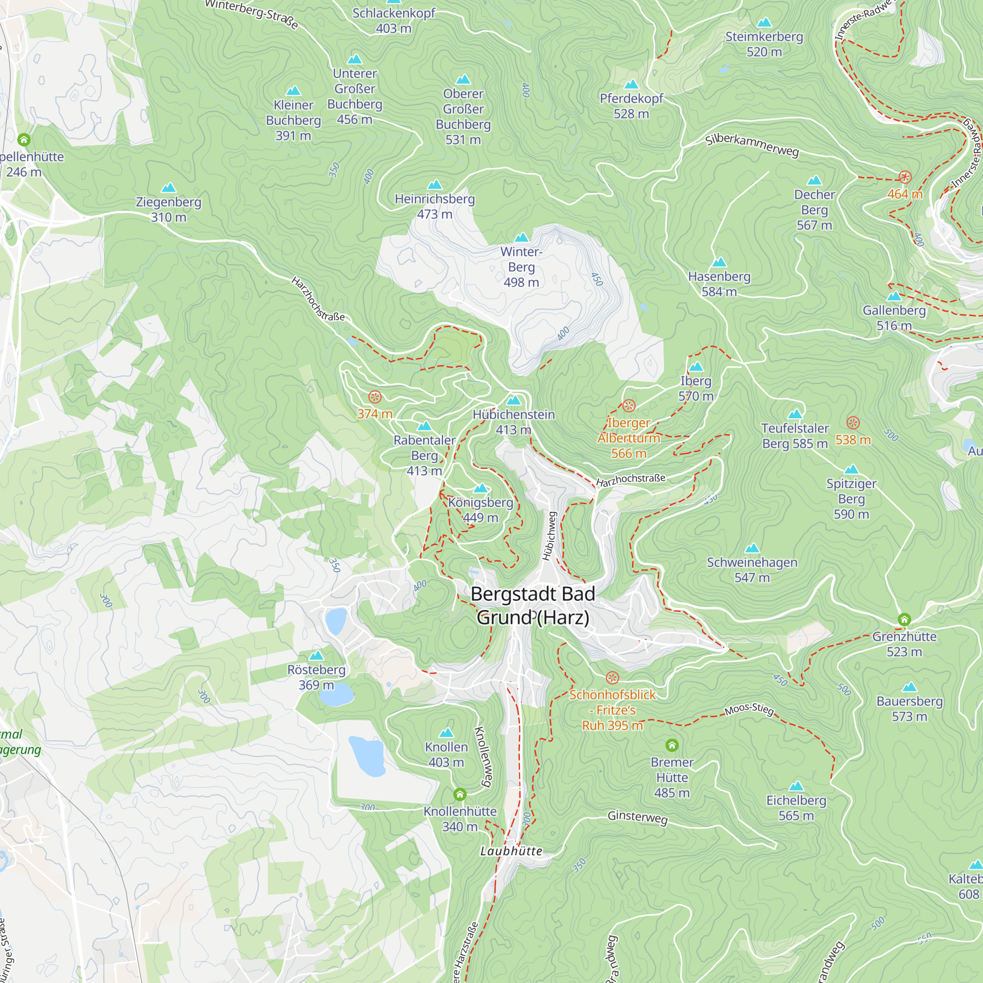 Blockhaushütte map