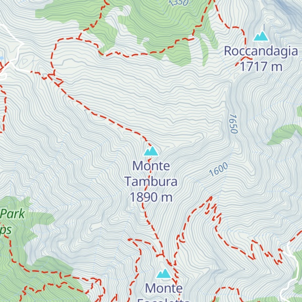 Map of Monte Tambura