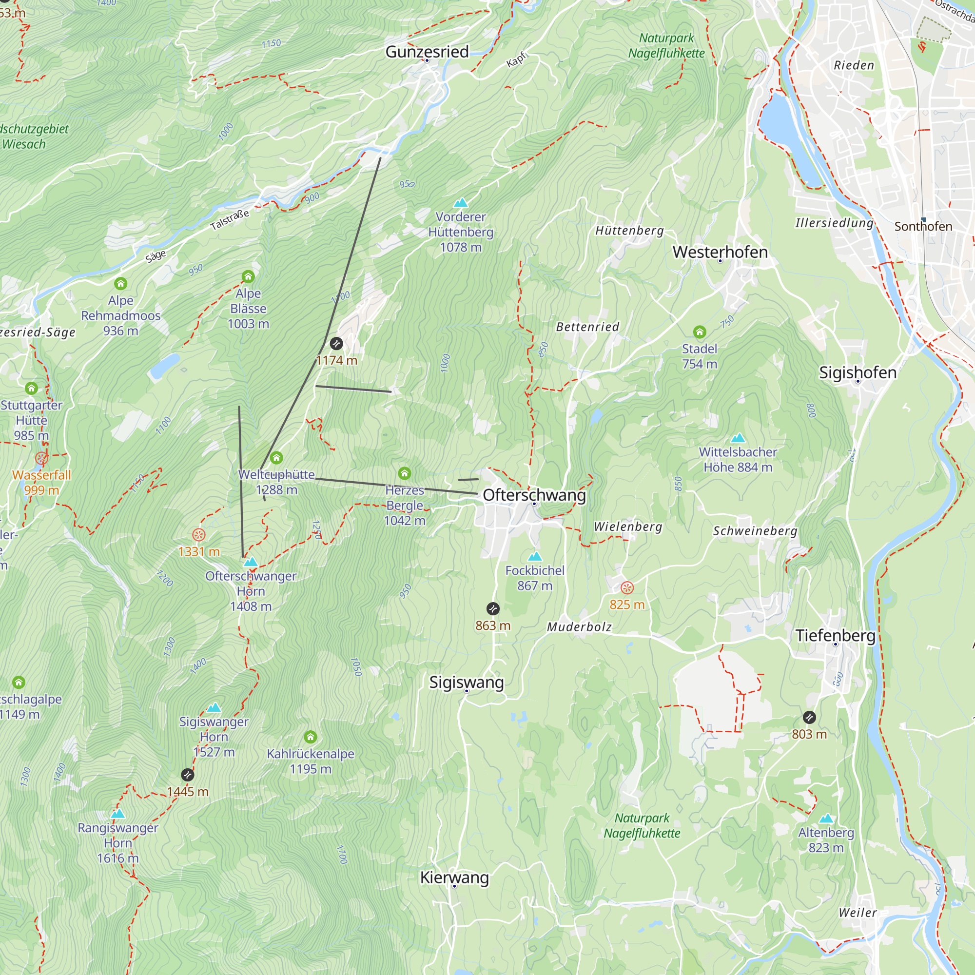 Schlitte Hitte map