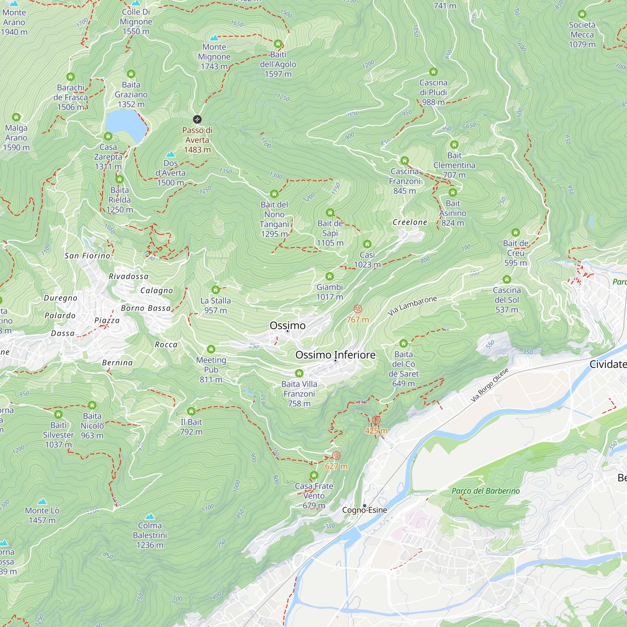 Casa Flaminia map