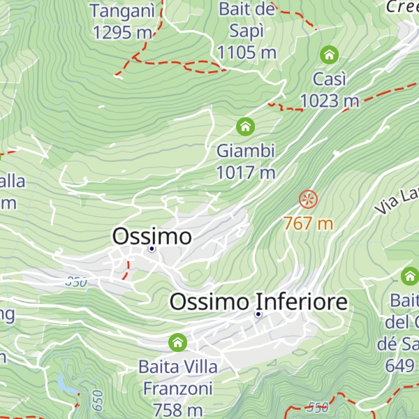 Map of Casa Flaminia